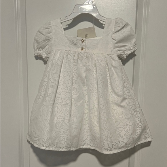 Joie White Baby Dress with Floral Design - Picture 1 of 8